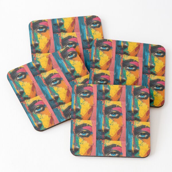 Item preview, Emotional Kaleidoscope: Painted Mix of Woman Faces designed and sold by Piotrek0001.