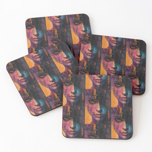 Item preview, Emotional Kaleidoscope: Painted Mix of Woman Faces designed and sold by Piotrek0001.