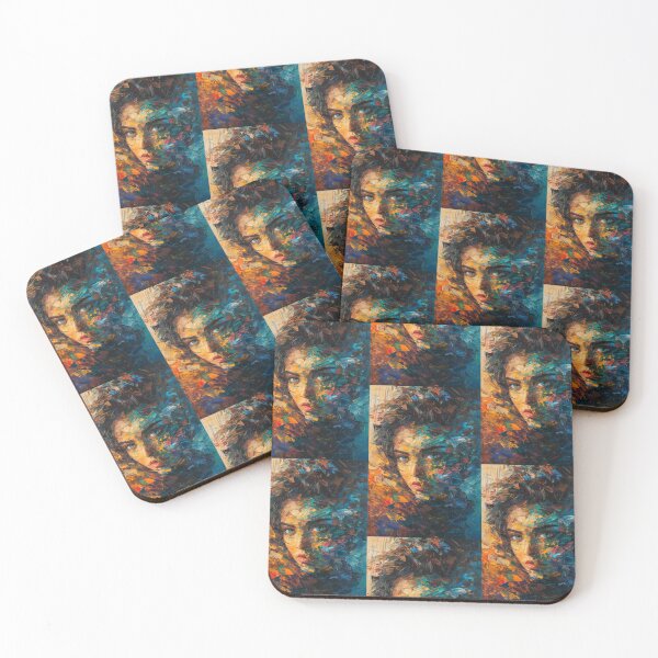 Item preview, Emotional Kaleidoscope: Painted Mix of Woman Faces designed and sold by Piotrek0001.