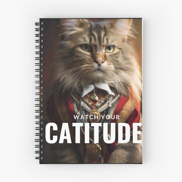 Item preview, Watch Your Catitude - Catlife Meme designed and sold by InspiredCreatives.