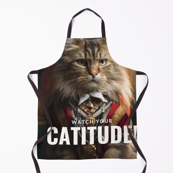 Item preview, Watch Your Catitude - Catlife Meme designed and sold by InspiredCreatives.