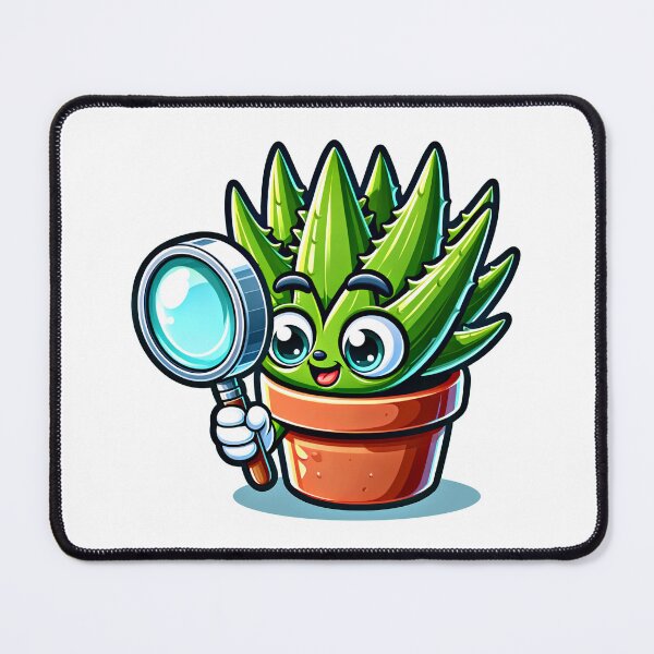 Item preview, Curious Potted Aloe Vera designed and sold by RadoSta.