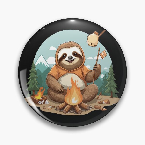 Item preview, Campfire Sloth designed and sold by Clouth Clothing  ⭐⭐⭐⭐⭐.