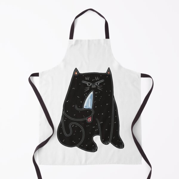 Item preview, Cute Angry Kitty With A Knife designed and sold by Julia Sol.