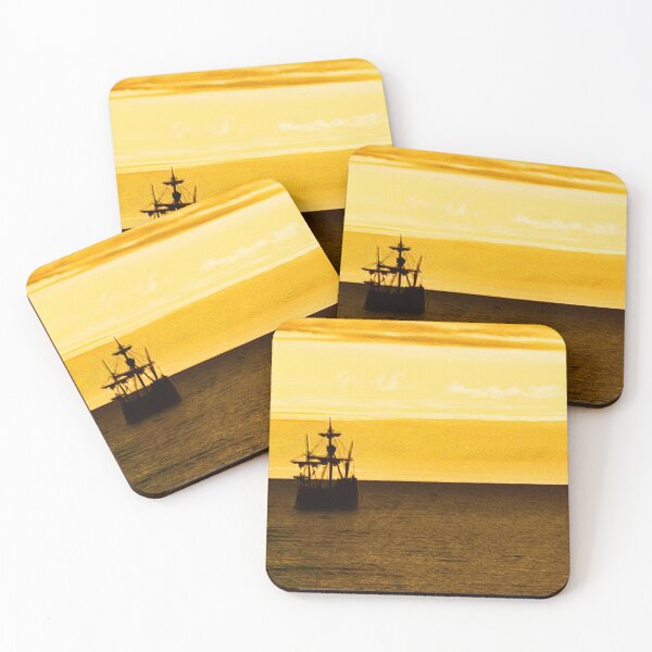 Item preview, Ship on the ocean designed and sold by StonePine.