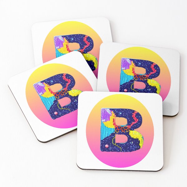 Item preview, letter B, monogram. typography collage. ABC art. gift 2024 designed and sold by Minibubb.