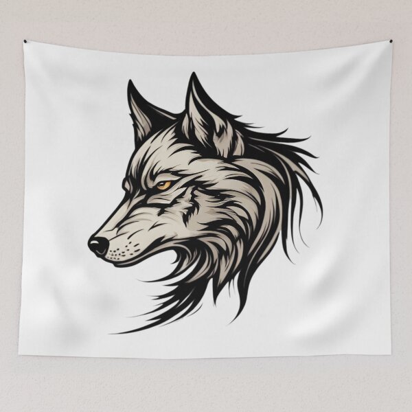 Item preview, Hungry Wolf Face designed and sold by PolygonPinnacle.
