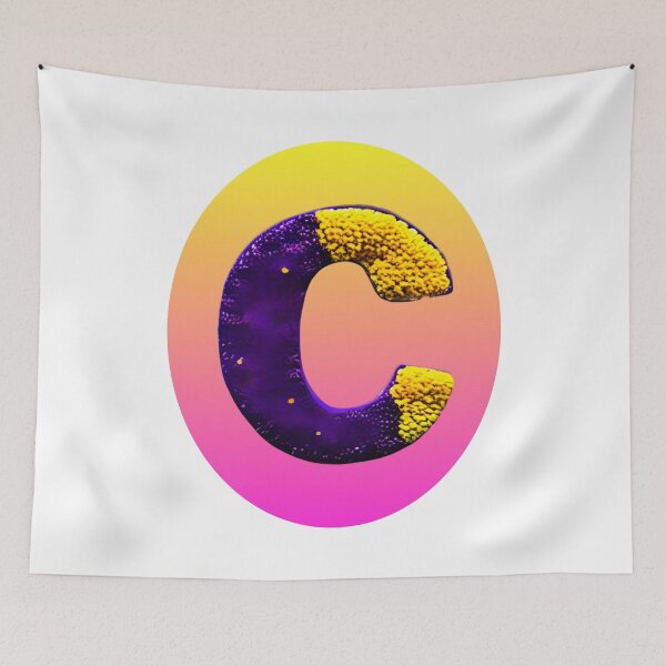 Item preview, letter C, monogram. typography collage. ABC art. gift 2024 designed and sold by Minibubb.