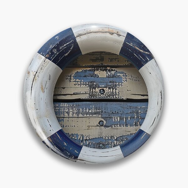 Item preview, Salvavidas azul oscuro y blanco designed and sold by Elisabeth Lucas.