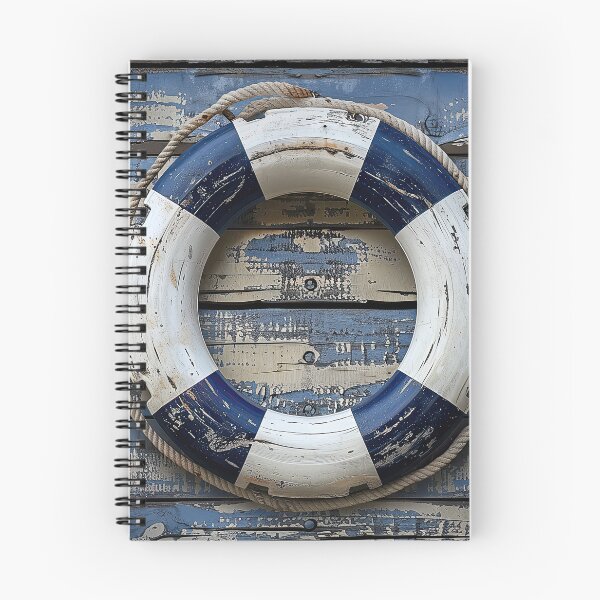 Item preview, Dark Blue and White Lifesaver designed and sold by Elisabeth Lucas.