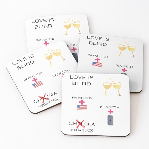 Item preview, Love is Blind Sticker Pack designed and sold by Femme Pastel Collective.