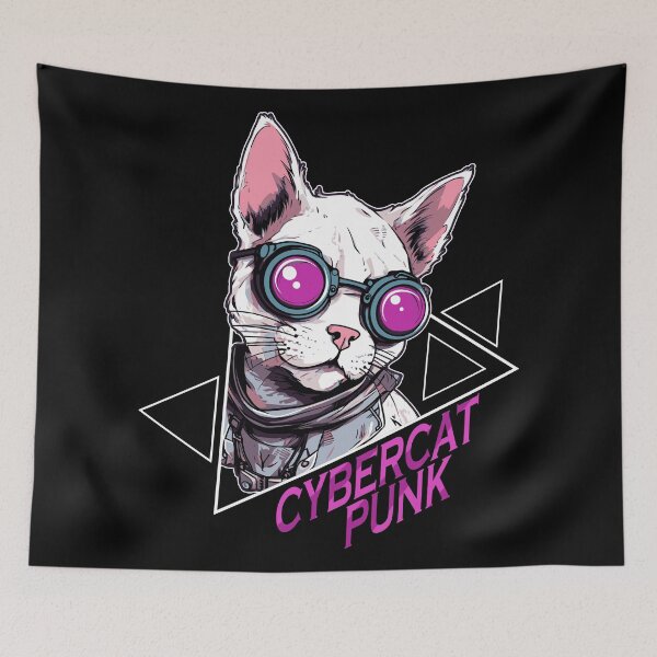 Item preview, Cybercat Punk designed and sold by xadrawing.
