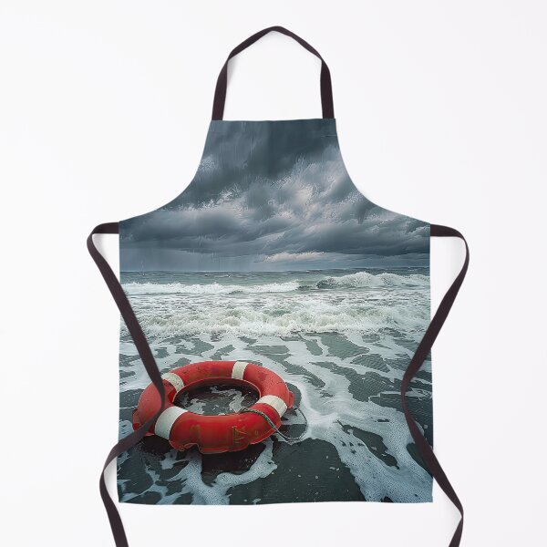 Item preview, Lifesaver Washed Up on Beach designed and sold by Elisabeth Lucas.