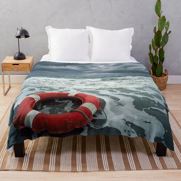 Item preview, Lifesaver Washed Up on Beach designed and sold by Elisabeth Lucas.