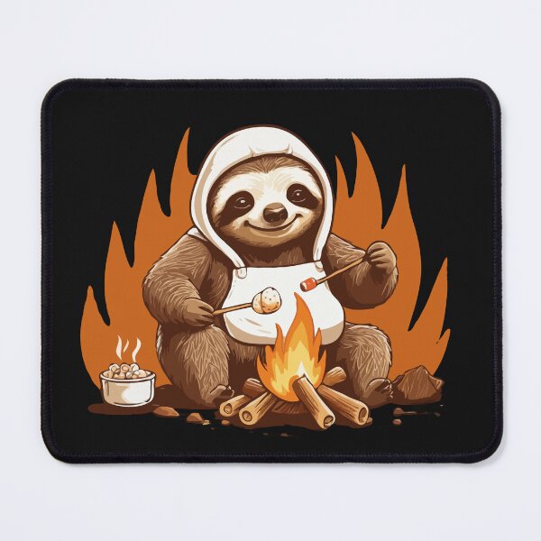 Item preview, Campfire Sloth designed and sold by Clouth Clothing ⭐⭐⭐⭐⭐.