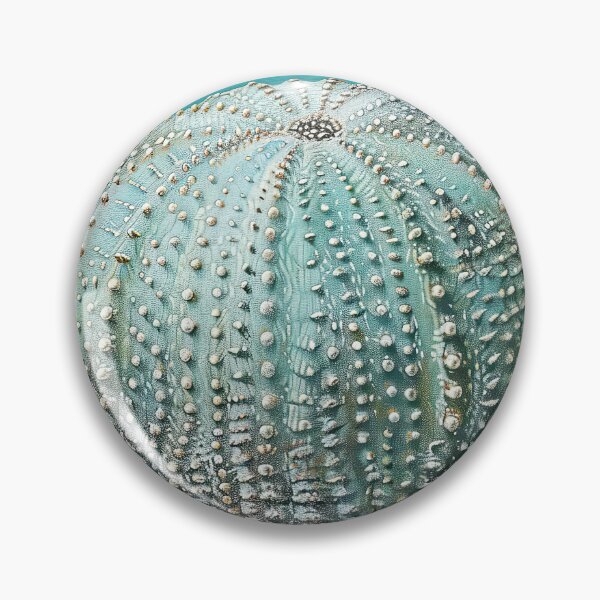 Item preview, Teal Sea Urchin on Teal designed and sold by Elisabeth Lucas.
