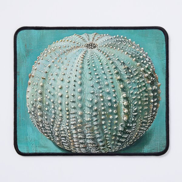 Item preview, Teal Sea Urchin on Teal designed and sold by Elisabeth Lucas.