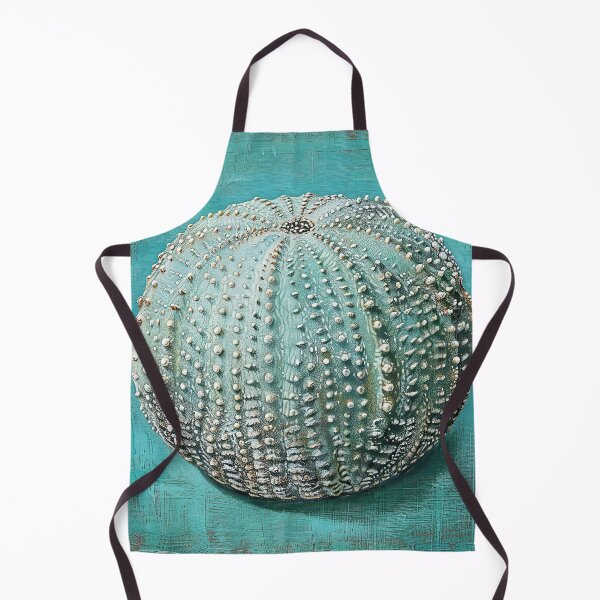 Item preview, Teal Sea Urchin on Teal designed and sold by Elisabeth Lucas.