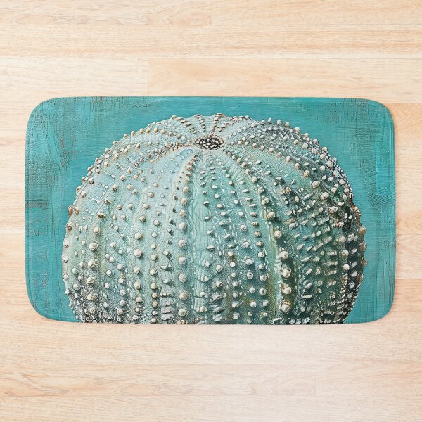 Item preview, Teal Sea Urchin on Teal designed and sold by Elisabeth Lucas.