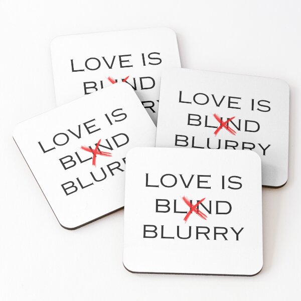 Item preview, Love is Blind (Blurry) TV Show Print designed and sold by Femme Pastel Collective.