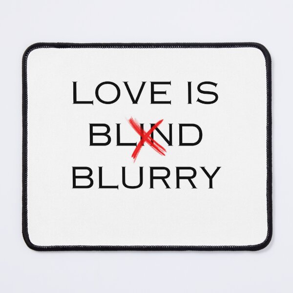 Item preview, Love is Blind (Blurry) TV Show Print designed and sold by Femme Pastel Collective.
