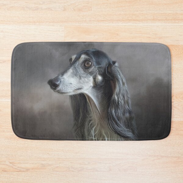 Item preview, Portrait of a Silver Saluki designed and sold by Elisabeth Lucas.