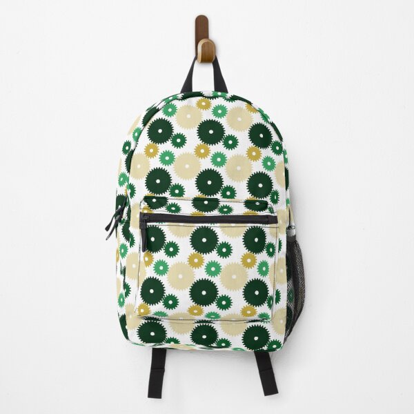 Item preview, Gears pattern (Greens & Yellows on a white background) designed and sold by TheArtEngineer.