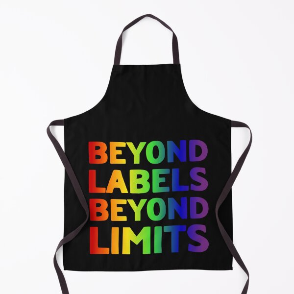 Item preview, LGBTQ Beyond Labels Beyond Limits Slogan T-Shirt, LGBTQ Positive Slogan T-Shirt, Beyond Labels Beyond Limits Tees, designed and sold by PrideBeProud.