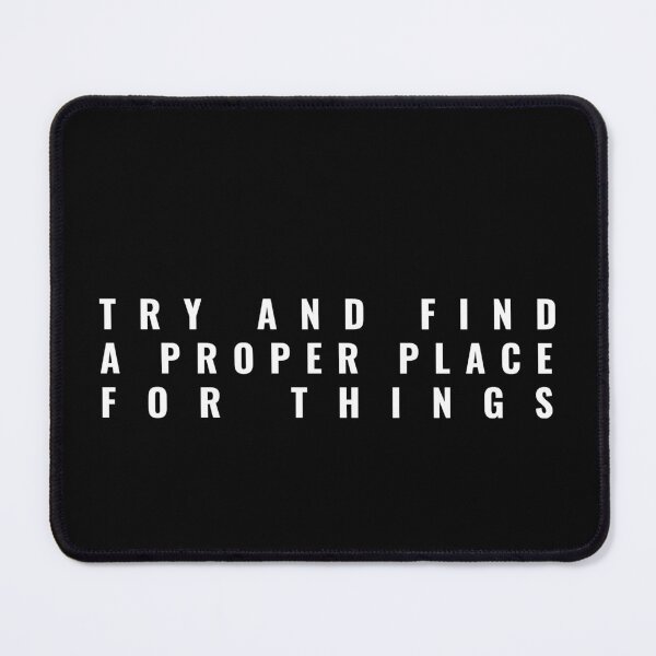 Item preview, Try And Find A Proper Place For Things Nihilists Decalogue  designed and sold by Alicja Wieczorek.