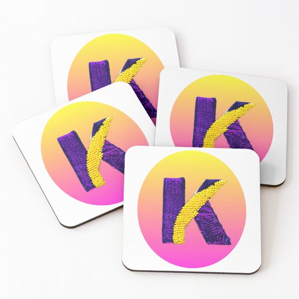 Item preview, letter K, monogram. typography collage. ABC art. gift 2024 designed and sold by Minibubb.