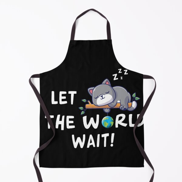 Item preview, Catnap cute cat Let the world wait! designed and sold by Creative-Wolf16.