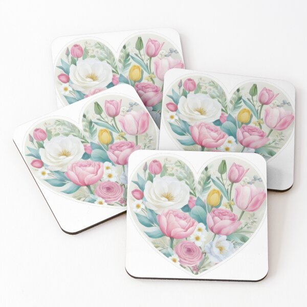Item preview, Floral Heart Illustration (1219) designed and sold by WASjourney.