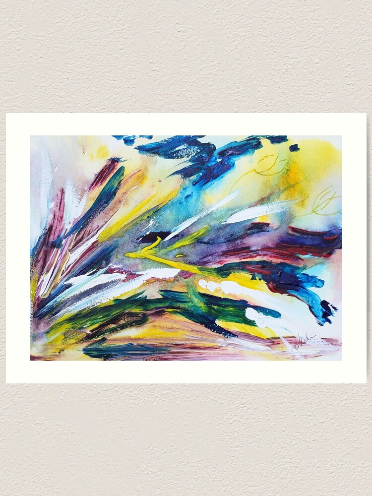 Thumbnail 1 of 3, Art Print, Tulips Acrylic Painting by TSteele.Art designed and sold by TSteeleArt.