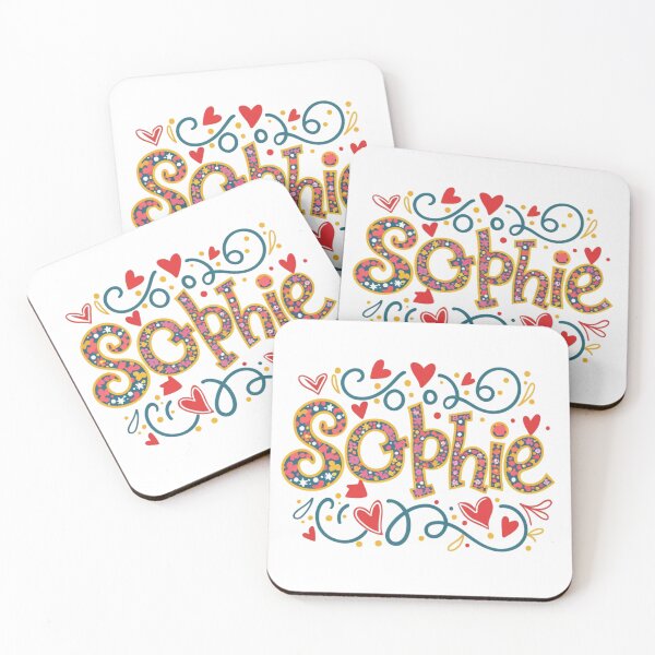 Item preview, sophie name withe  designed and sold by bukajart.