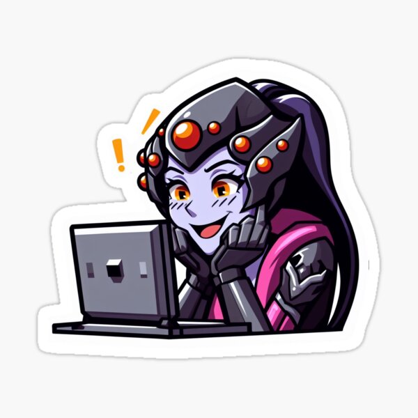 Vista previa del artículo con la obra «Widowmaker ve tu historial de Internet», diseñado y vendido por jehfreek.