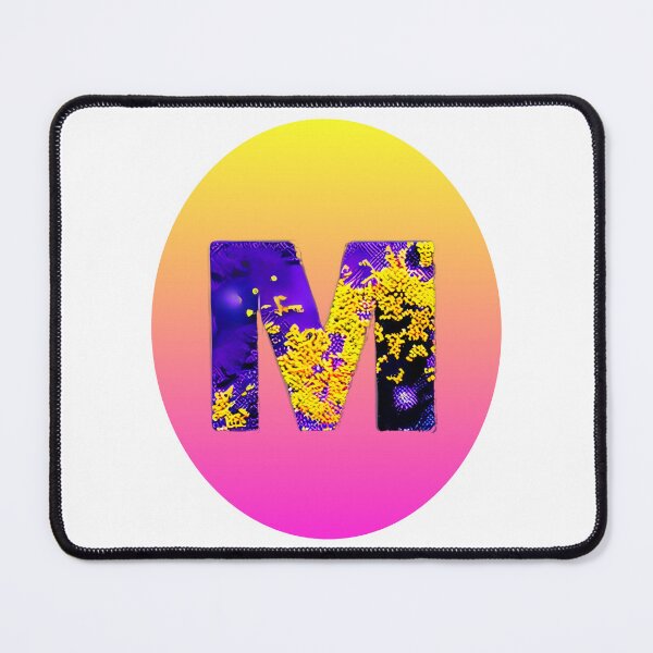 Item preview, letter M, monogram. typography collage. ABC art. gift 2024 designed and sold by Minibubb.