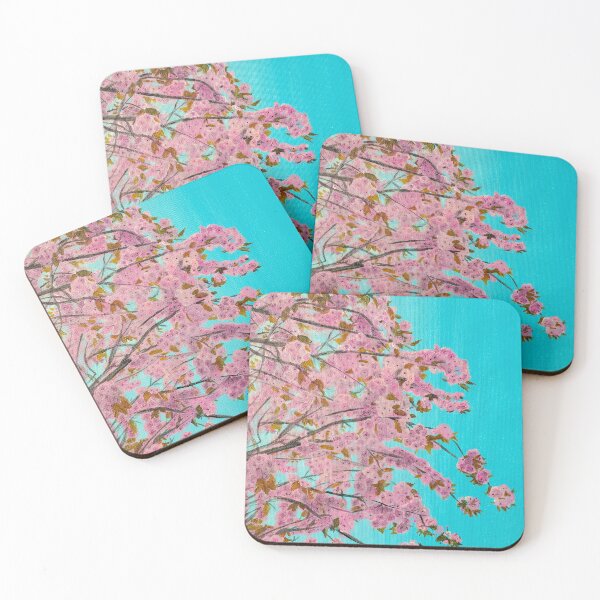 Item preview, Leap Year, Cherry Blossom Yaezakura Painting designed and sold by Joyful Chaos Art.
