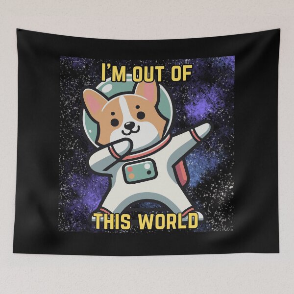 Item preview, I'm Out of This World - Cute Astronaut Dab Print designed and sold by TGAL2.