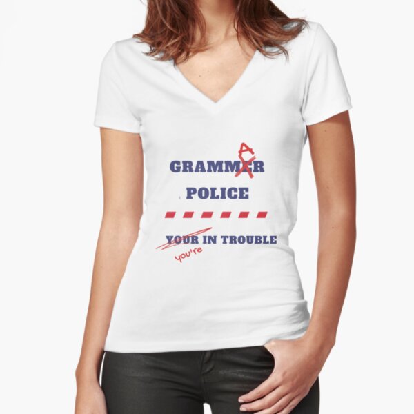 Vista previa del artículo con la obra «Camiseta Grammar nazi Edition - Grammar Police», diseñado y vendido por ManikinThreads.