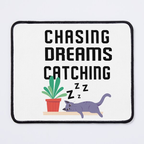 Item preview, Chasing dreams catching Zzz cute cat sleeping designed and sold by Creative-Wolf16.