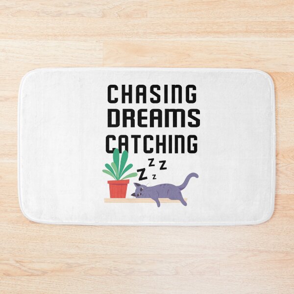 Item preview, Chasing dreams catching Zzz cute cat sleeping designed and sold by Creative-Wolf16.