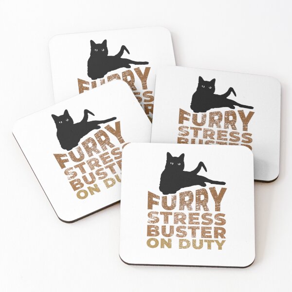 Item preview, Furry Stress Buster On Duty designed and sold by KaiLabsArt.