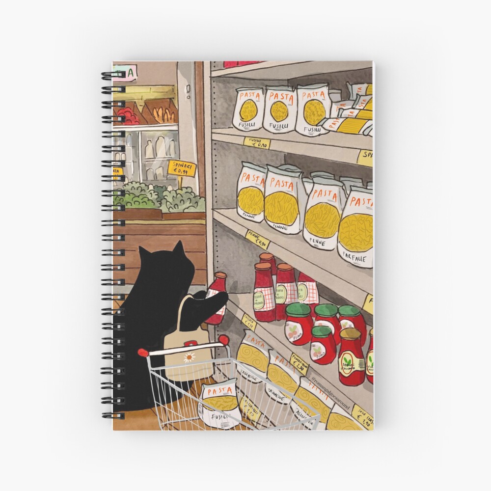 Item preview, Spiral Notebook designed and sold by romangal.