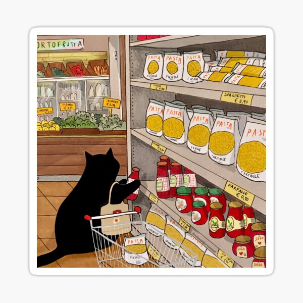 Item preview, Stanis Doing Groceries designed and sold by Stanis the Cat.