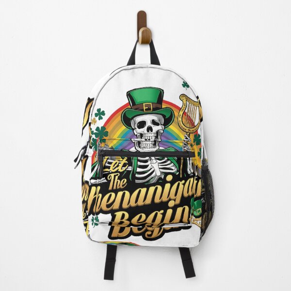 Item preview, Let The Shenanigans Begin St. Patrick's Day skeleton designed and sold by najega911.