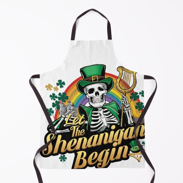 Item preview, Let The Shenanigans Begin St. Patrick's Day skeleton designed and sold by najega911.