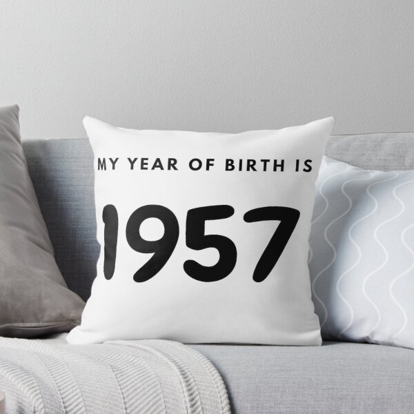 Item preview, My Year of Birth is 1957 designed and sold by LittleWorldShop.