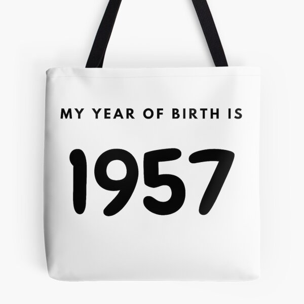 Item preview, My Year of Birth is 1957 designed and sold by LittleWorldShop.