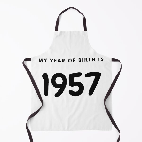 Item preview, My Year of Birth is 1957 designed and sold by LittleWorldShop.
