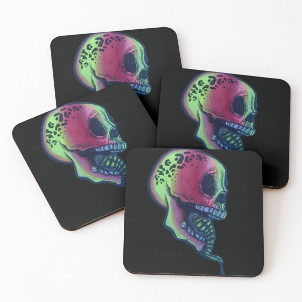 Item preview, Neon skull designed and sold by katielr13.